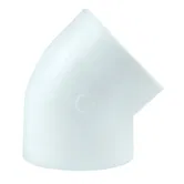 Cot PPR 45° Supratherm, filet interior, 50 mm, alb