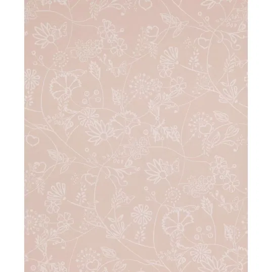 Tapet Hej 218173, roz, model flori vintage, 10 x 0.53 m