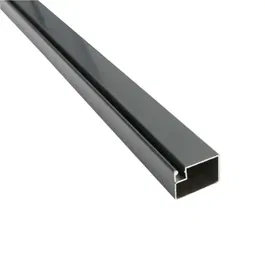 Profil pentru plasa anti – insecte, gri, aluminiu, 1.7 x 2.5 x 2000 cm