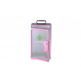 Cutie medicala Sanitec, 23 x 15 x 38 cm, roz