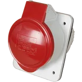 Priza industriala incastrata Gewiss GW62221H, 3P+N+E 32 A, 380-415V, 6H, IP44