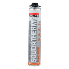 Adeziv poliuretanic polistiren expandat Soudal Soudatherm Facade, aplicare cu pistol, interior/exterior, 750 ml