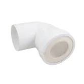 Cot WC rigid scurt Wirquin, polipropilena, alb, 18,8 x 16,6 x 12,2 cm