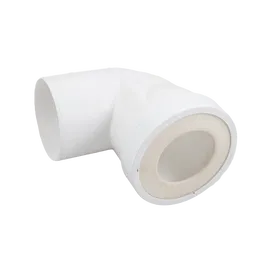 Cot WC rigid scurt Wirquin, polipropilena, alb, 18,8 x 16,6 x 12,2 cm