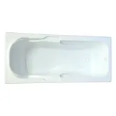 Cada baie Fibrex Marlene, acril sanitar, alb, 170 x 75 x 43 cm