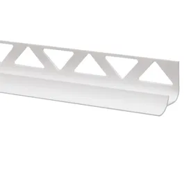 Profil colt interior pentru faianta, Set Prod, PVC, alb, 2,5 m
