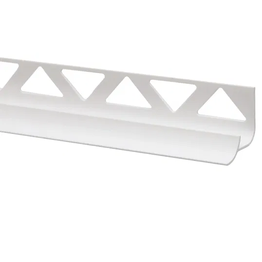 Profil colt interior pentru faianta, Set Prod, PVC, alb, 2,5 m