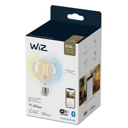 Bec LED, glob, E27, 60 W, 806 Im, 2700k-6500k, cu WIFI Wiz Connected Light, inaltime 142 mm, diametru glob 95 mm