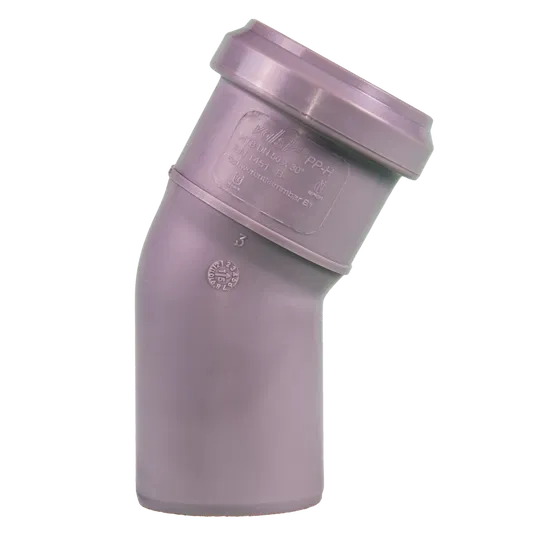 Cot PP pentru canalizare interioara Valrom, gri, 50 mm, 30 grade