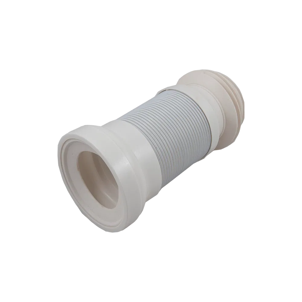 Racord WC, flexibil, extensibil, plastic, 11 cm