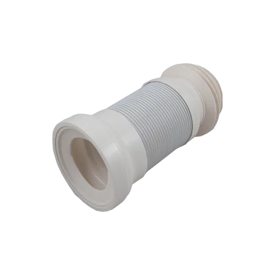 Racord WC, flexibil, extensibil, plastic, 11 cm
