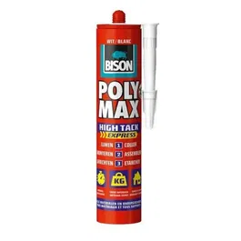 Adeziv si etanseizant BISON Poly Max High Tack Express, alb, 425g