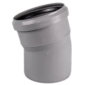 Cot PP pentru canalizare interioara Valrom, gri, 110 mm, 15 grade