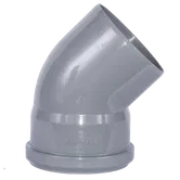 Cot PP pentru canalizare interioara Valrom, gri, 110 mm, 30 grade