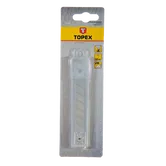 Set 10 rezerve lame cutter, Topex, 18 mm