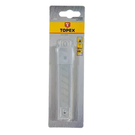 Set 10 rezerve lame cutter, Topex, 18 mm