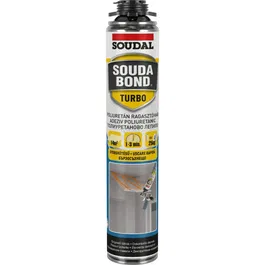 Adeziv poliuretanic Soudal Soudabond Turbo Gun, aplicare cu pistol, 750 ml