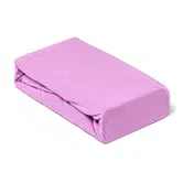 Husa saltea Jersey lila, cu elastic, bumbac 100%, 180 x 200 cm