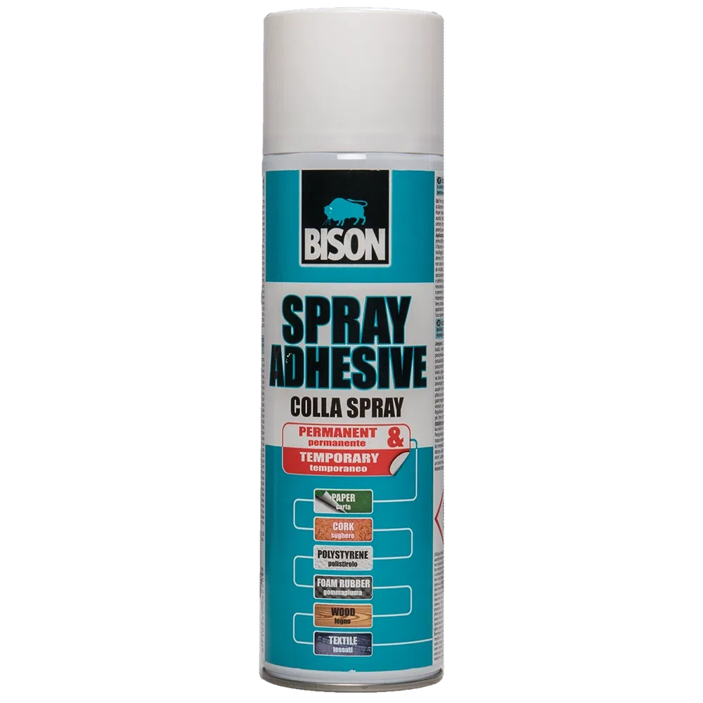 Adeziv de contact pulverizabil BISON Spray Adhesive, 500 ml