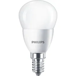 Bec LED lustra Philips, E14, 5.5 - 40W, alb, lumina calda 2700 K