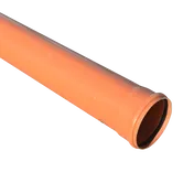 Teava PVC SN2 Valplast, canalizare exterioara, cu mufa si garnitura, 2kN/mp, diametru 200 mm, 6 m