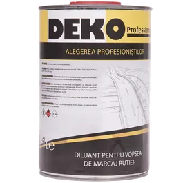 Diluant pentru vopselele de marcaj rutier Deko Professional, 1 l