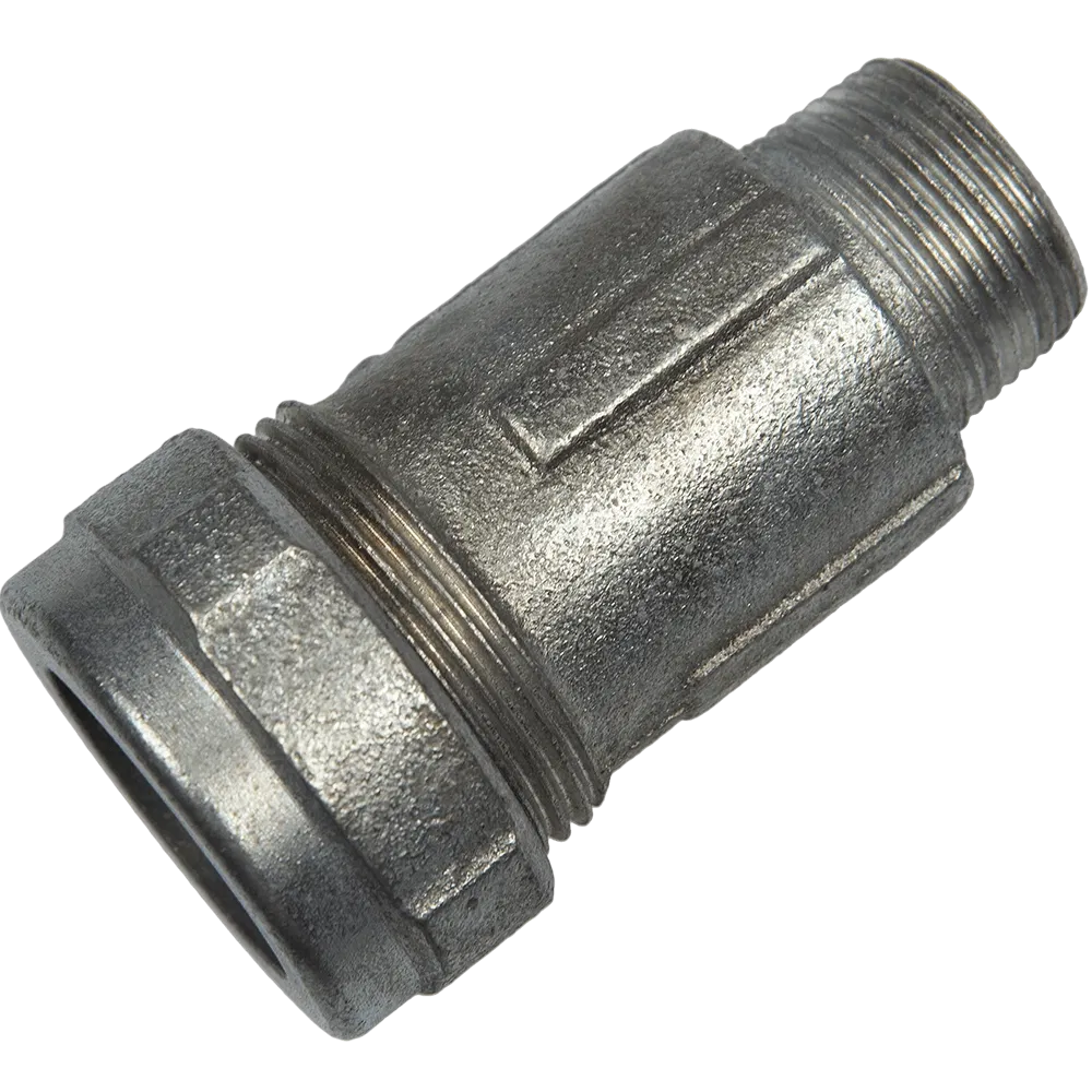 Mufa rapida, filet interior-exterior, fonta zincata, 3/4 inch