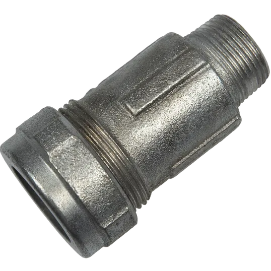 Mufa rapida, filet interior-exterior, fonta zincata, 3/4 inch