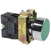 Buton cu revenire+etrier si modul 1ND Comtec, 10A, verde