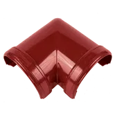 Coltar exterior pentru jgheab PVC, Regenau, diam. 125 mm, rosu RAL 3011