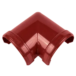 Coltar exterior pentru jgheab PVC, Regenau, diam. 125 mm, rosu RAL 3011