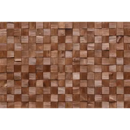 Panouri decorative din lemn Stegu Quadro Mini 2, interior, 380 x 380 x 6 - 16 mm, 4 buc/cutie