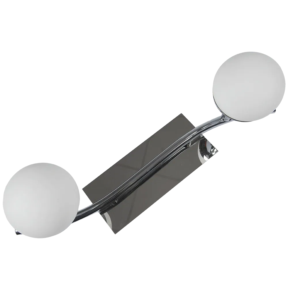 Plafoniera Horoz Hl7182l, aluminiu/sticla, 2 x LED, 4W, argintiu/alb