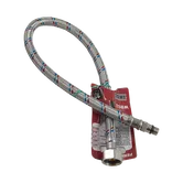 Racord flexibil cap scurt Ferro WBS22, inox, 1/2 inch, M10 x 1 inch, 50 cm