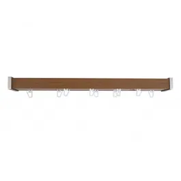 Sina aluminiu, cires, latime 5.5 cm, lungime 200 cm, accesorii incluse