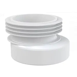 Racord WC Alca, flexibil, PVC, 10 cm