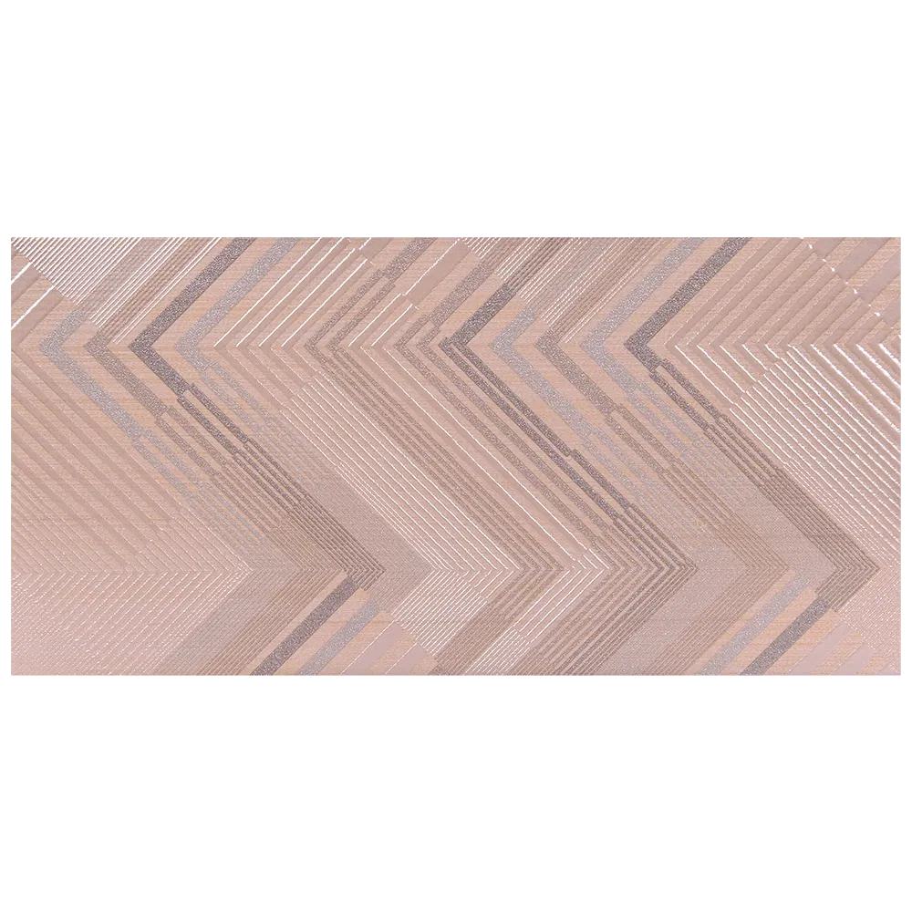 Decor Texture Zig Zag, dreptunghiulara, grosime 7,5 mm, 20,2 x 40,2 cm