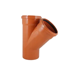 Ramificatie canalizare exterioara PVC Valplast, 45 grade, diametru 160 / 125 mm