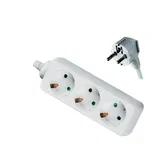 Prelungitor cu contact de protectie Gelux, 3 prize, 7 m