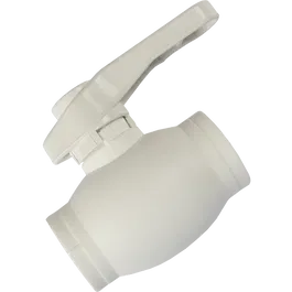 Robinet de trecere PPR Formull, cu sfera, maneta, alb, 25 mm