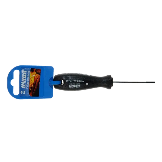 Surubelnita cu profil drept, Unior 602 CR, 04 x 2.5 x 60 mm
