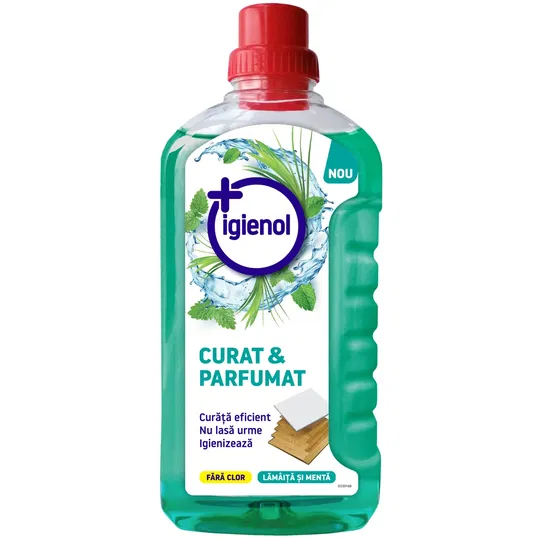 Dezinfectant universal Igienol, parfum lamaie si menta, fara clor, 1 l