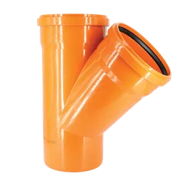 Ramificatie canalizare exterioara PVC Valplast, 45 grade, diametru 200 / 200 mm