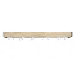 Sina aluminiu, stejar, lungime 200 cm, accesorii incluse