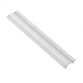 Capac profil Glax PA-OSTRGLAXM-00 GTV pentru pentru benzi cu LED-uri, plastic, 2 m, transparent