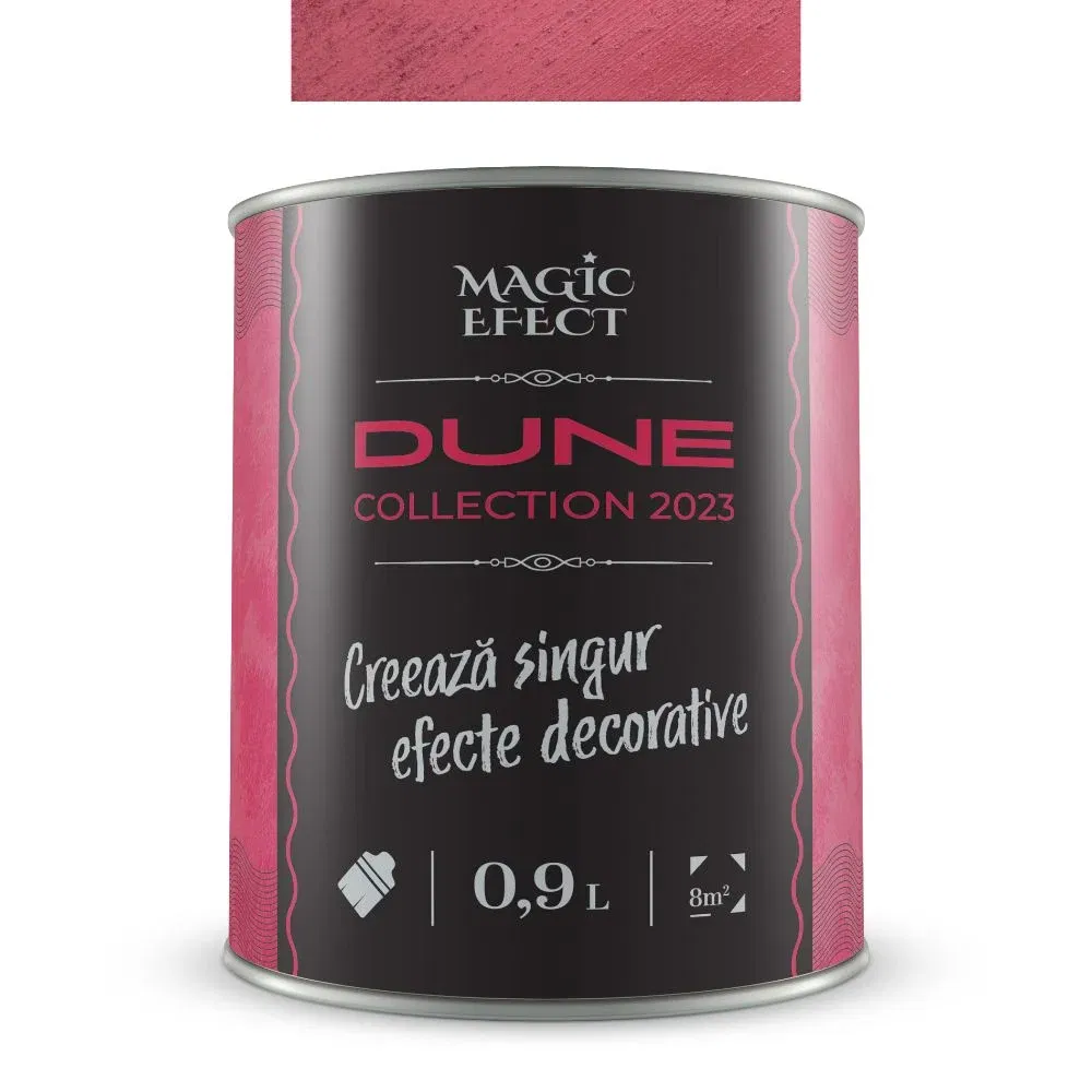 Vopsea decorativa cu efect de dune de nisip, Magic Efect Dune Ruby Red, 0.9 l