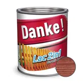Lac pentru lemn 2 in 1, Danke!, trandafir, interior/exterior, 2.5L