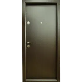 Usa metalica de intrare in apartament Arta Door 101, cu fete din MDF laminat, deschidere dreapta, culoare wenge, 880 x 2010 mm