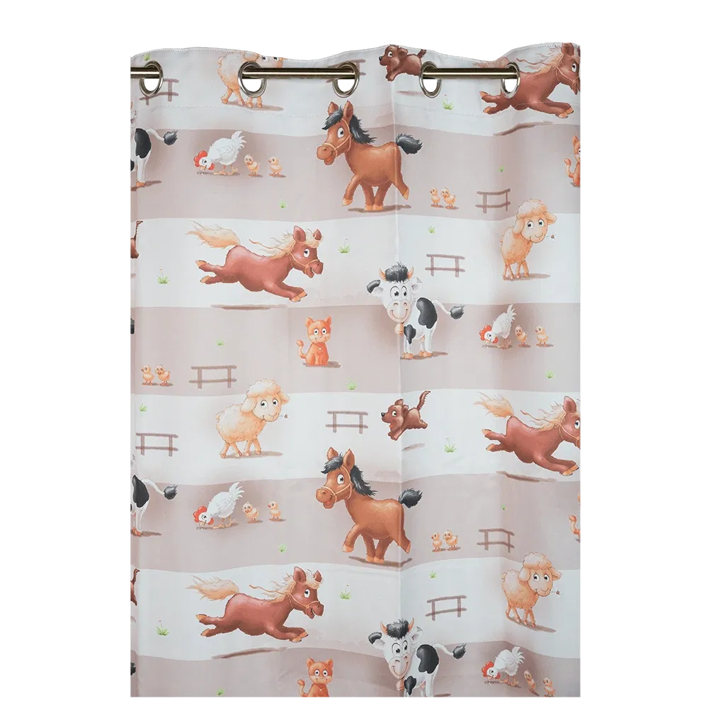 Draperie Rovitex Dimout Print, cu desene, multicolor, poliester, 140 x 245 cm