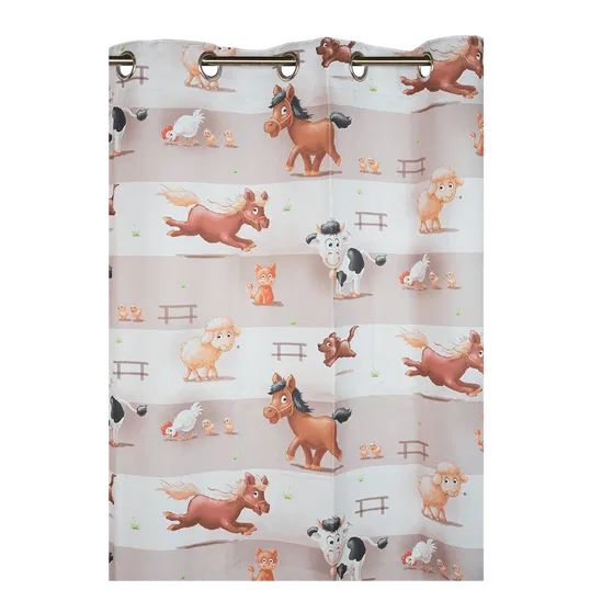 Draperie Rovitex Dimout Print, cu desene, multicolor, poliester, 140 x 245 cm